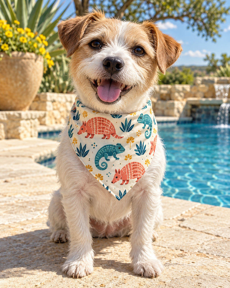 Sam + Cameleon Reversible Pet Bandana