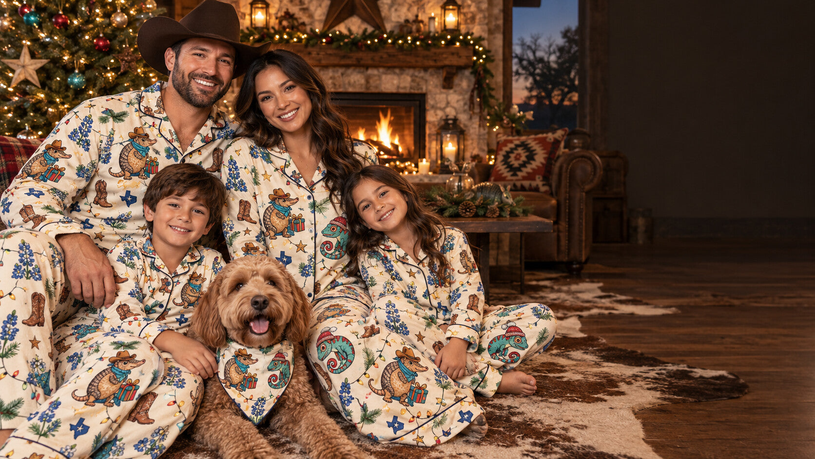 Hill Country Lights Family Pajamas